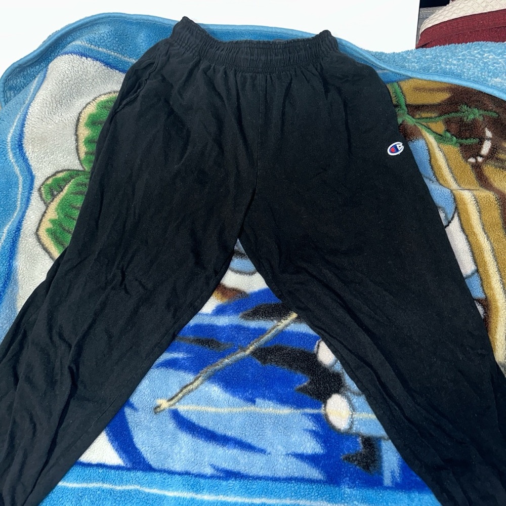 Black Champion Sweatpants (Medium)